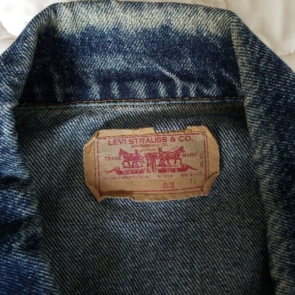 Vintage Levi's Acid Wash Denim Jacket - Picture 3 of 7